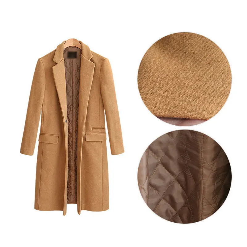 Новое Manteau femme Осень Зима Женское стеганое тонкое элегантное красное шикарное Женское пальто куртка простая Верхняя одежда casaco feminino
