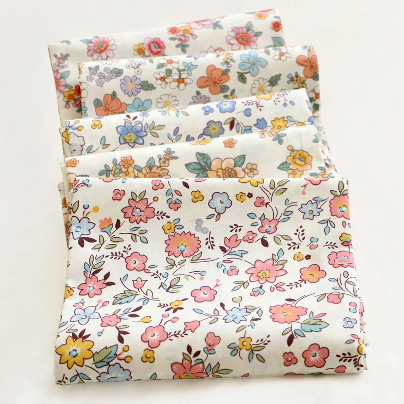 160x50cm Small Floral Twill Soft Cotton Pure Cotton Sewing F