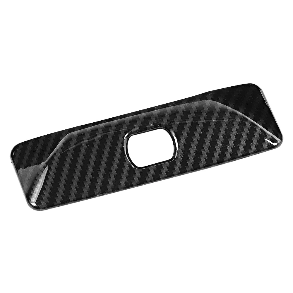 

High Quality Fashion Carbons Fibers Texture Electronic Handbrake P Button Cover Fit For Mercedes Benz C-Class GLK W204 2008-2014