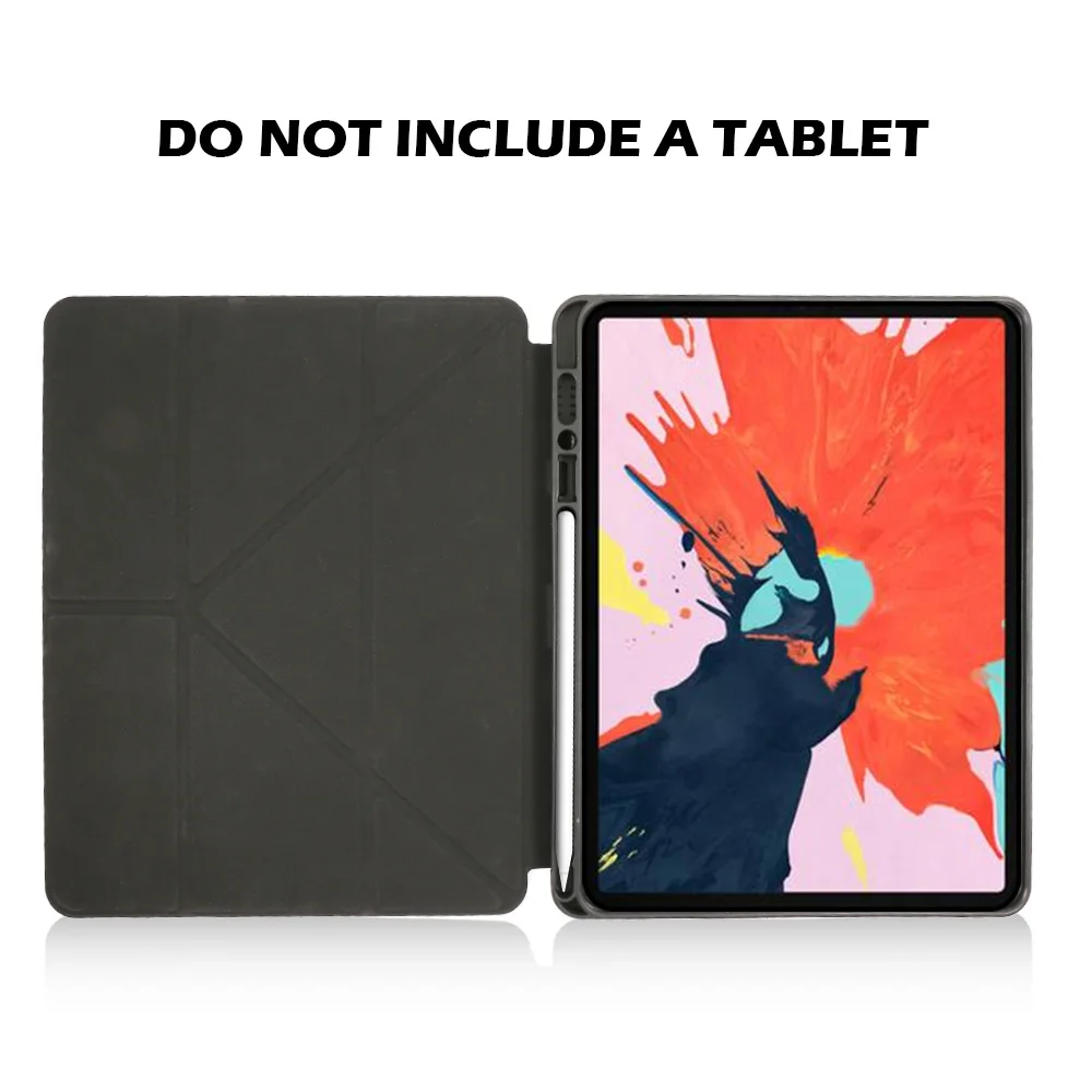Чехол-подставка из искусственной кожи для iPad Pro 12 9 дюйма 2020 с ручкой | Компьютеры и