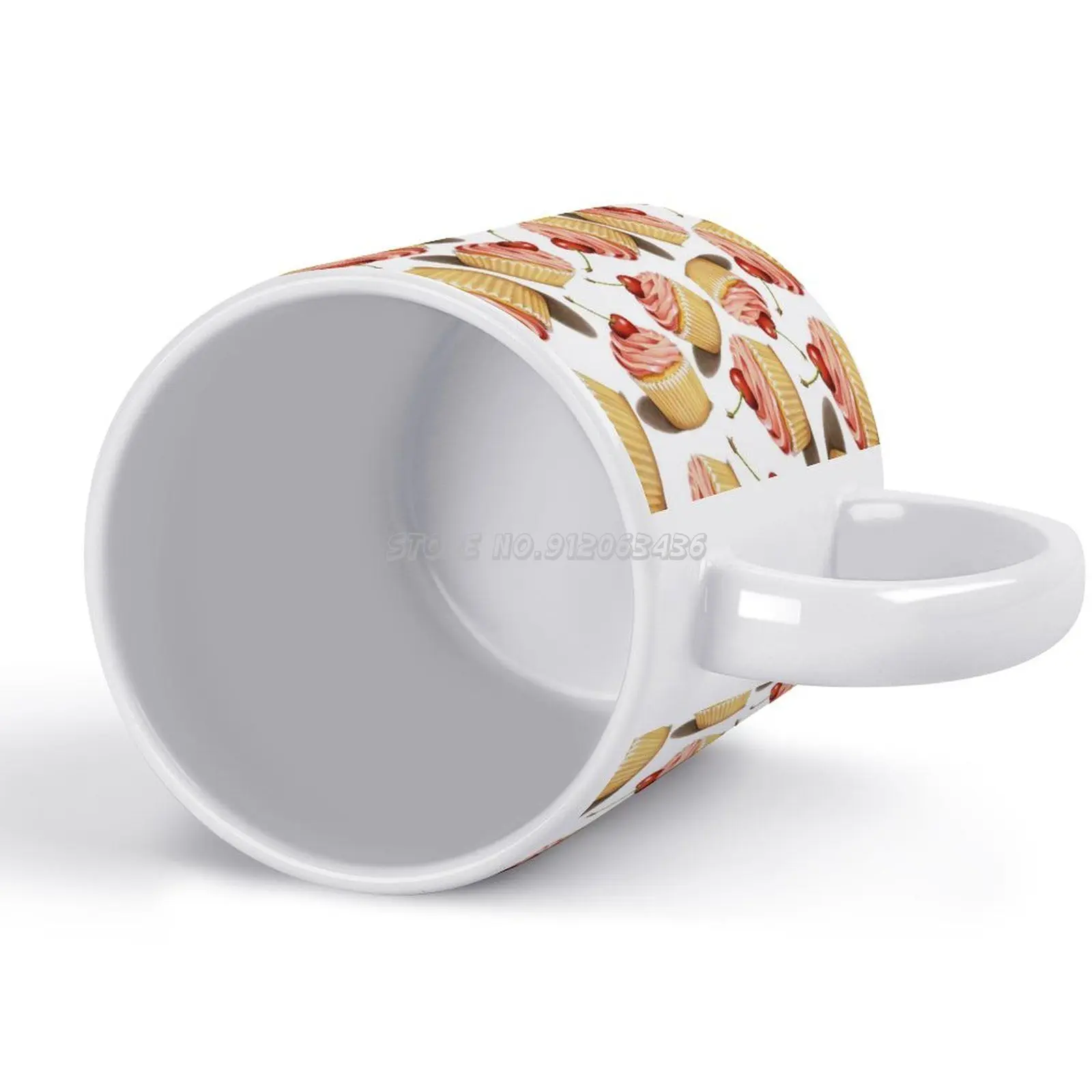 Pink Cupcakes Coffee Mugs Ceramic Tea Cup Milk Mug Warmer Personalized Friends Birthday Gift Cupcake Cake Shea Desi |