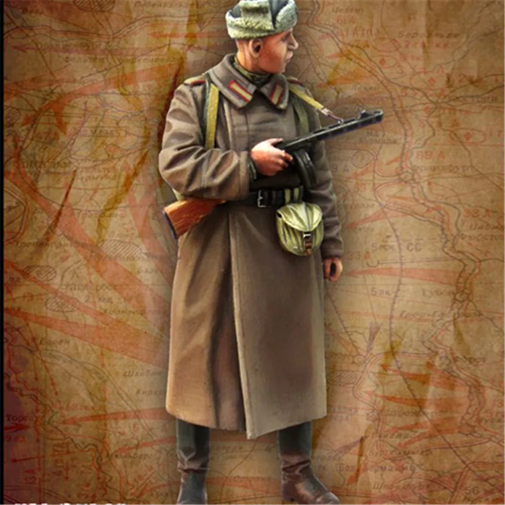 Фигурка советского солдата времен Второй мировой войны 1/35 диаграмма масштабной