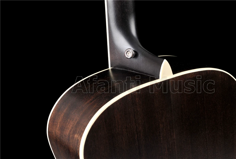 R.E 41 дюймовая акустическая/твердая африканская красная поверхность/задняя и