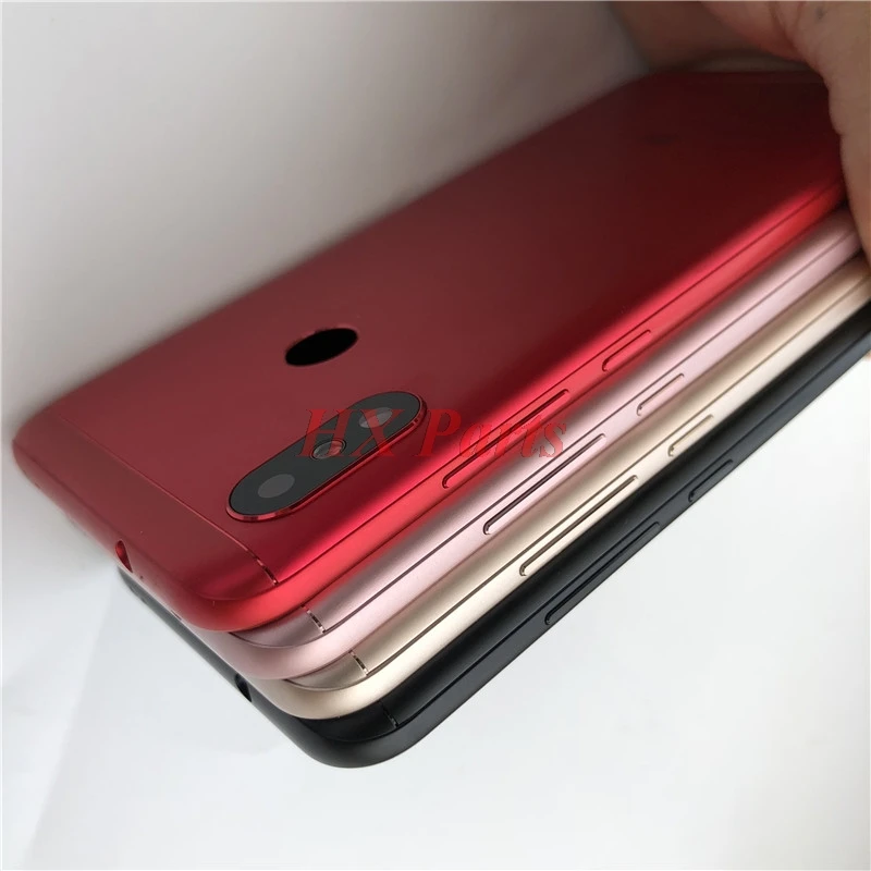 Задняя крышка корпуса для Xiaomi Redmi 6 Pro / Mi A2 Lite задняя батарейного отсека с боковыми