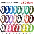 Для xiaomi mi band 5 mi band 5 ремешок силиконовый мягкий ТПУ Смарт-Браслет замена спортивные ремешки для xiomi mi band 5 браслеты