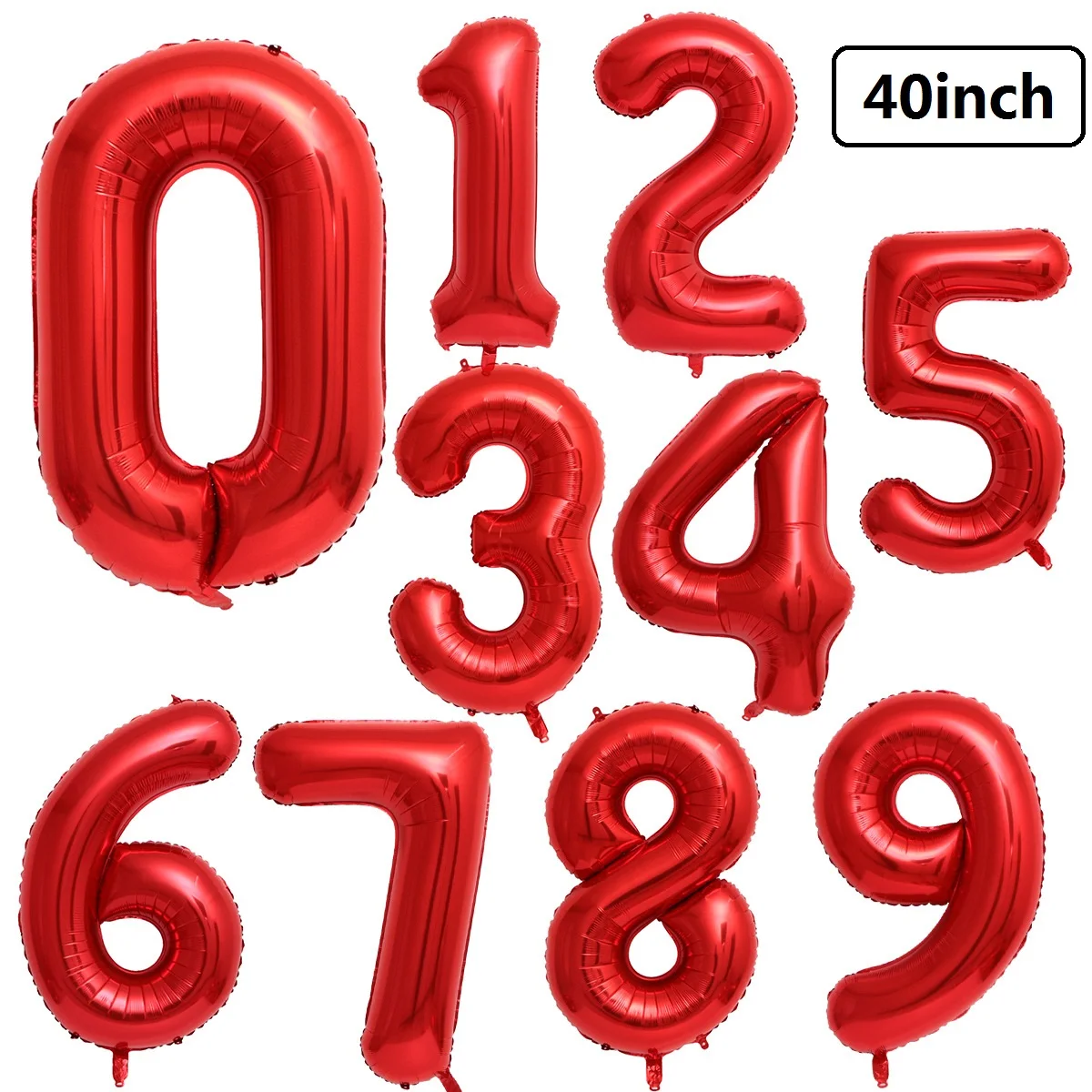 

Big Gold Sliver Foil Helium Number Balloons Happy Birthday Party Decorations Kids Toy Figures Wedding Valentines Day Air Globos