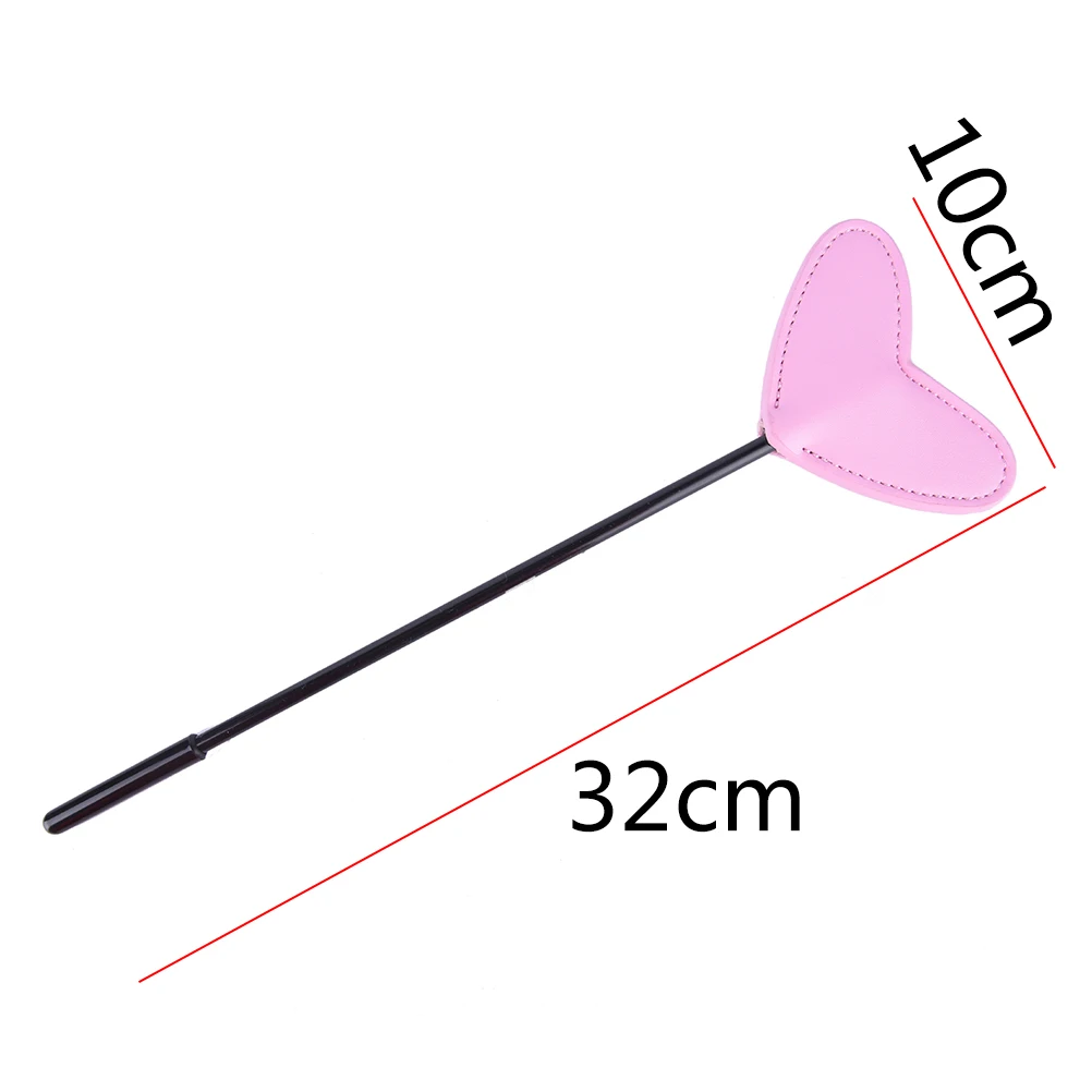 Для женщин бизань бондаж флирт Flogge сердце Форма хлыст для сексуальных игр