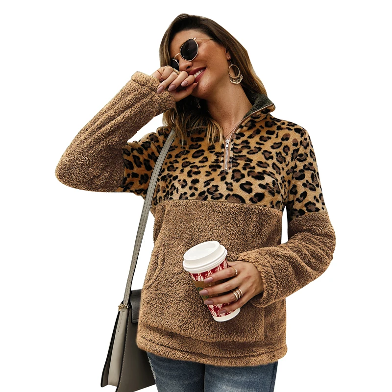 Зимний флисовый свитер модные пушистые толстые свитера в стиле пэчворк с