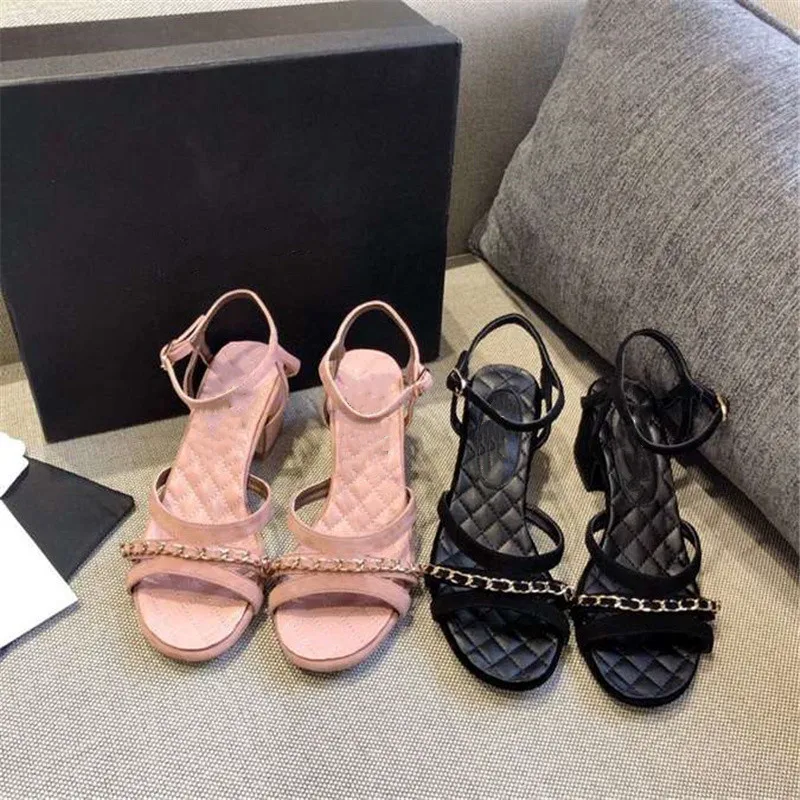 

Heels Sandals Women Peep Toe Sandalias Mujer Leather Quality Sandals New Sandalia Feminina Party Heels Ladies Brand Summer Shoes