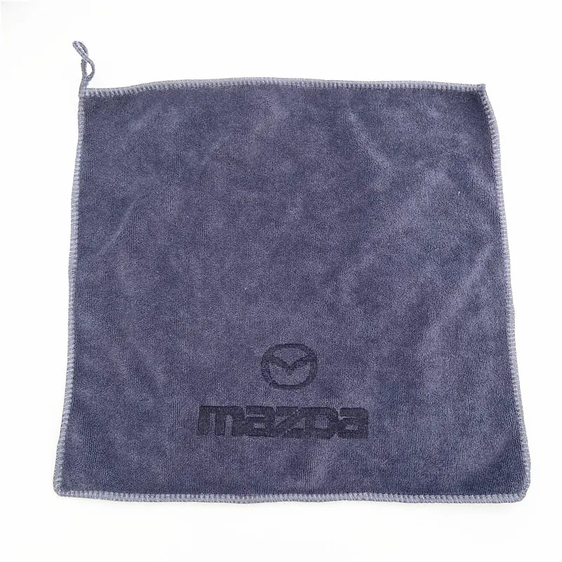 30*30 см автомобиля Стикеры мыть микрофибра Полотенца чистки для Mazda Axela детей