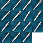 Новый зажим для галстука мужской металлический зажим для галстука с кристаллами для галстука рубашки платья Свадебный металлический серебристый зажим для галстука мужские аксессуары для костюма