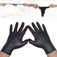 100 pcs l m s disposable tattoo latex gloves black permanent tattoo gloves