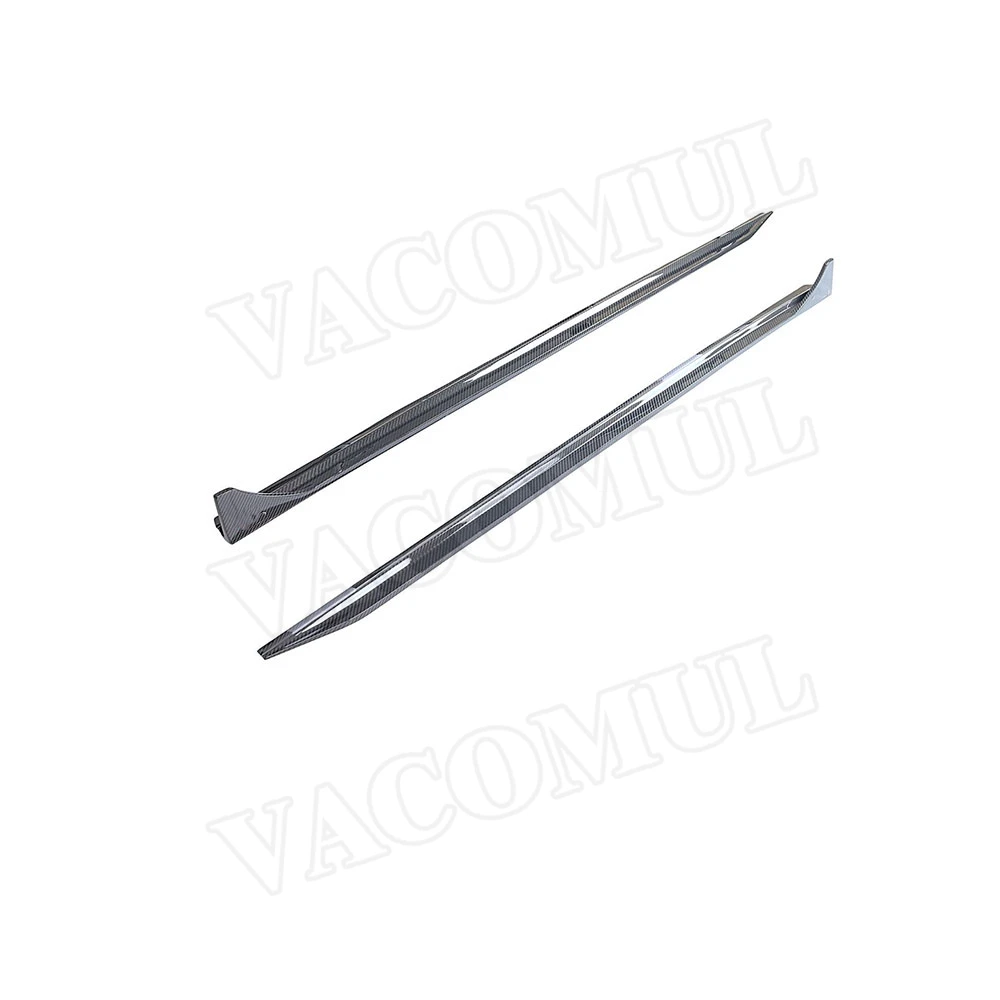 

3 шт./компл. углеродного волокна переднего бампера для губ разветвители спойлер для BMW 5 серии G30 G31 G38 Sport 2017 2018 2019 бампер