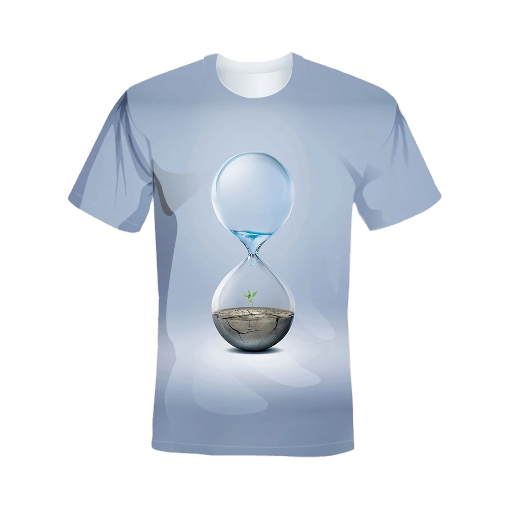 

3D Printed Water Droplets Men's T-shirt Summer Hot Sale Fashion Short Sleeve Slim Comfortable Unisex T-shirt Oversized T-shirt
