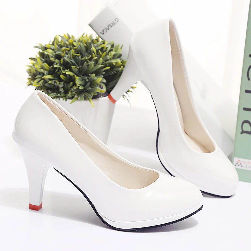 

Spring and autumn new women's high-heeled shoes waterproof platform stiletto large size single shoes 2021 new women's shoes