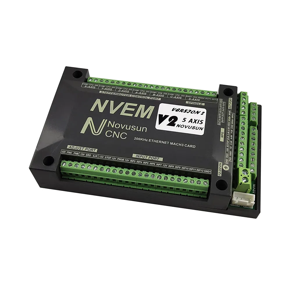 ЧПУ контроллер движения MACH3 nvemv2.1 3/4 /5/6 axis Ethernet + цифровой дисплей ручной ведомый