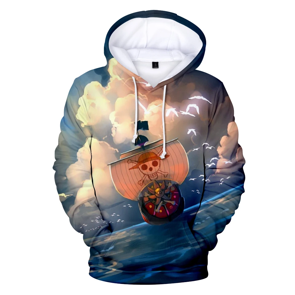 

3D Anime One Piece Hoodie Men/women Fashion Casual Harajuku One Piece Sweatshirts Hip Hop Pullover Trendy Hooded Tops Oversized