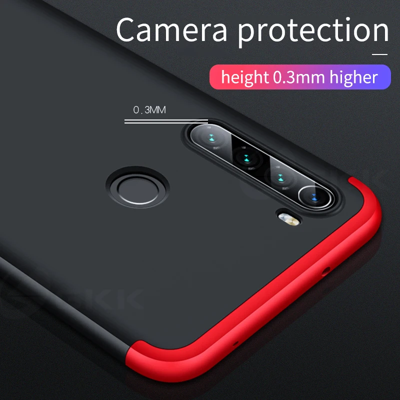 GKK Роскошный чехол для Xiaomi Redmi Note 8T 5 7 8 Pro полная защита противоударный 3 в 1 жесткий чехол для Xiaomi Redmi Note 8 Pro Чехол