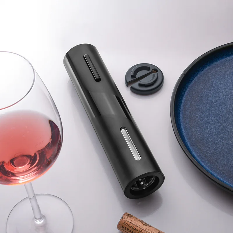 

Electric Red Wine Opener with Foil Cutter Portable Automatic Bottle Corkscrew USB Rechargeable Jar Kitchen Accessories Opener