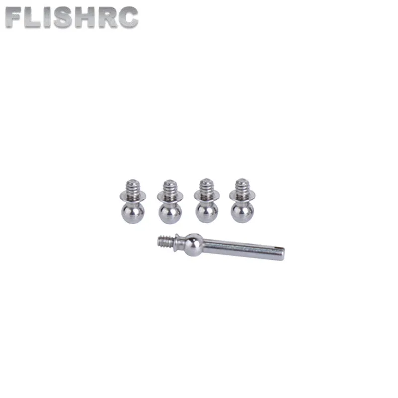 OMPHOBBY M1 части шаровой шарнир болтов и гаек 4pcsφ2.5 * L4.9mm с зажимом медной проволоки: