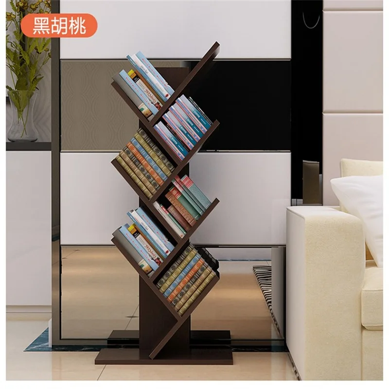 104 см 7 слоев креативный стиль дерева стеллаж для хранения портативный книжный