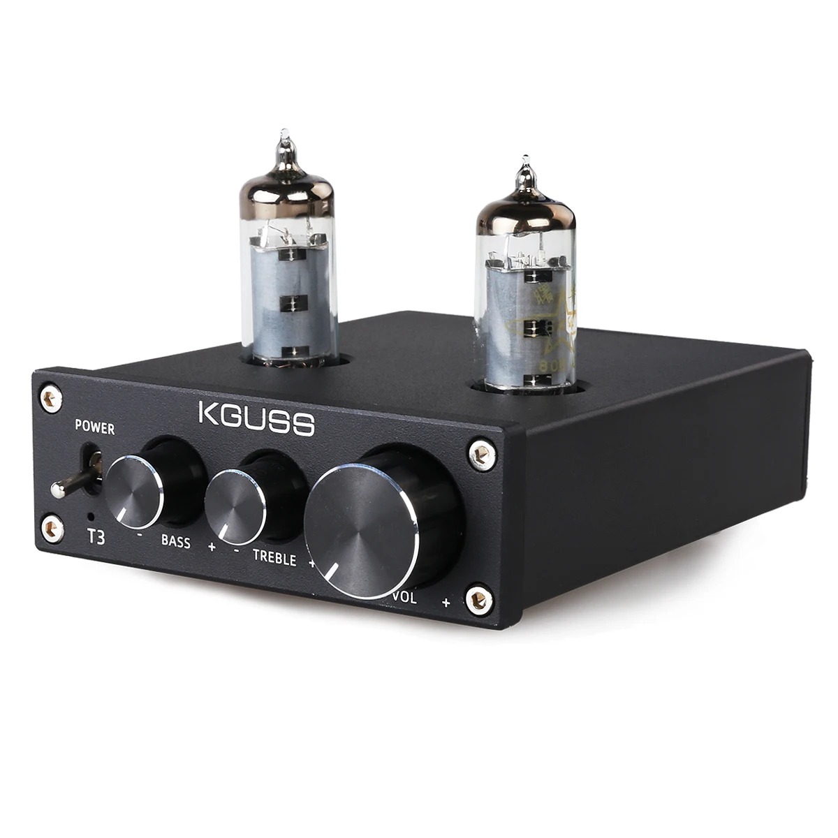 KGUSS T3 Fever preamplifier 6K4 tube bile high and bass adjustment HIFI amplifier | Электроника
