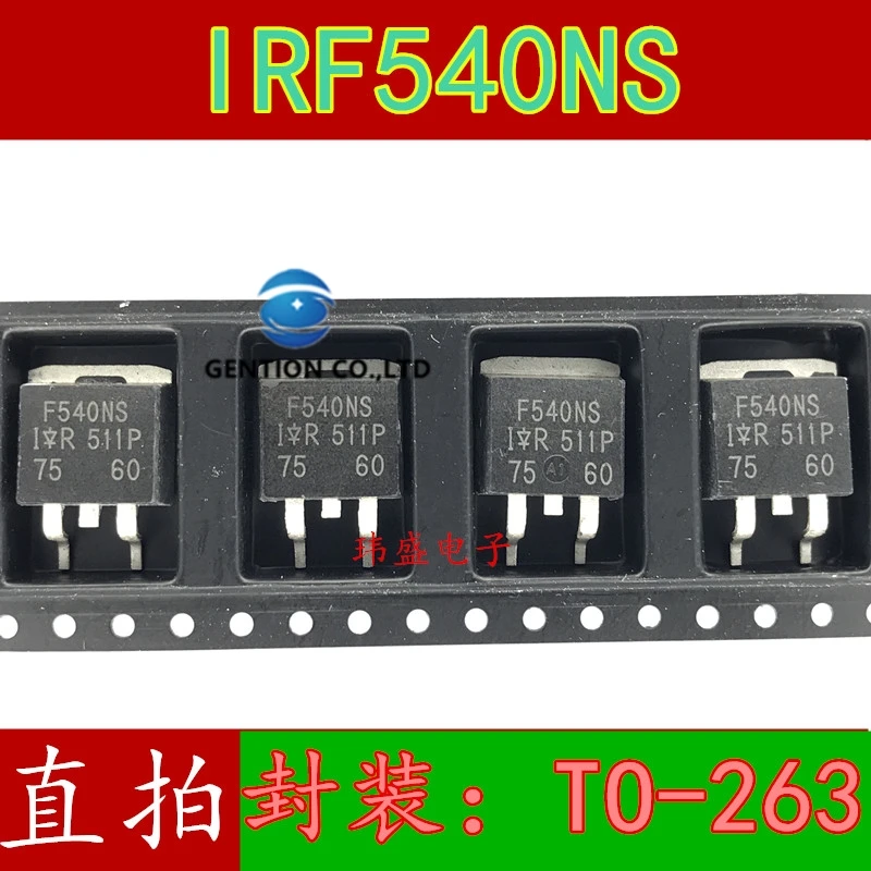 

10 шт. MOS прибор F540NS IRF540NS IRF540NSTRLPBF TO-263 в наличии 100% новый и оригинальный