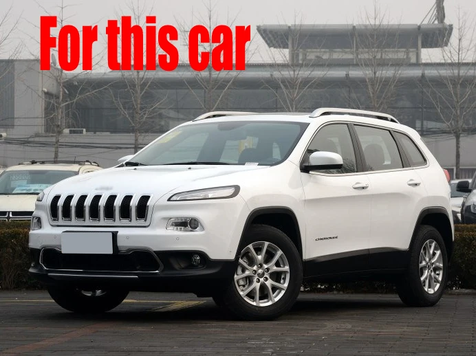 

For Jeep Cherokee Limited 2014-2017 ABS Pearl Chrome Interior Car Decoration Door Handle Cover Trim Molding