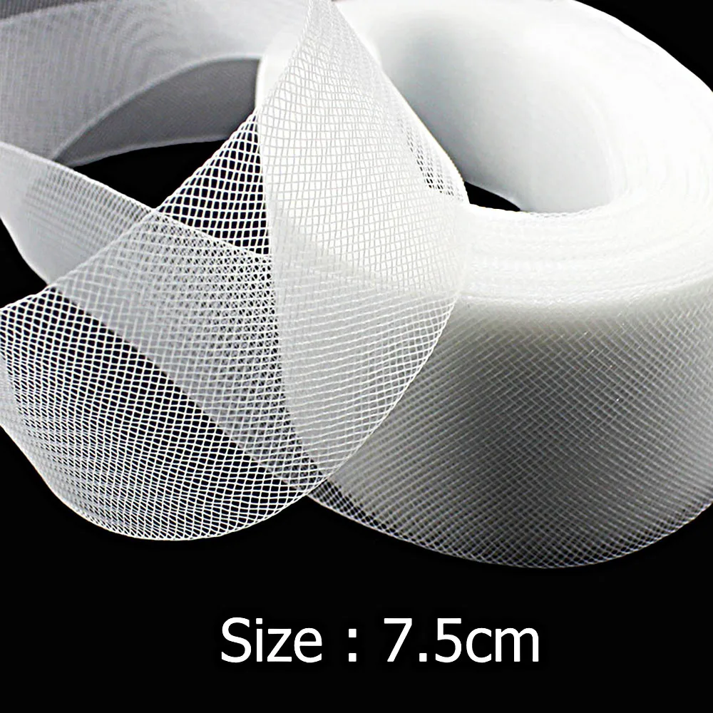 Коса [IuBuFiGo] из конского волоса для изготовления платьев и шляп черная белая