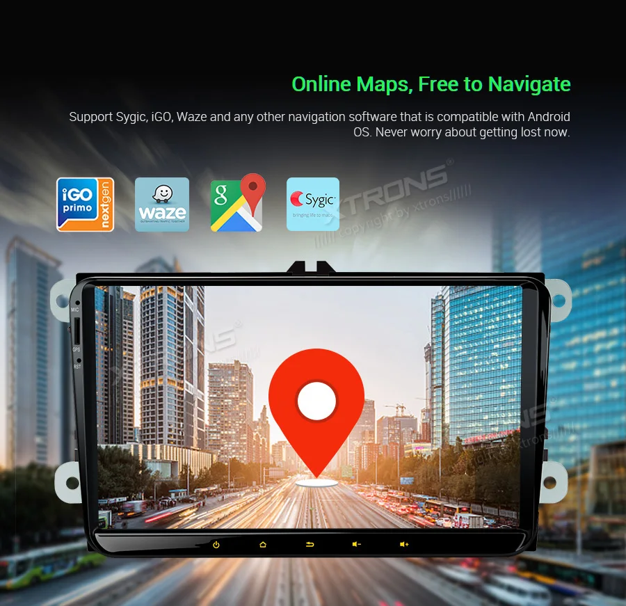 XTRONS " PX5 Android 9,0 Автомобильный плеер радио gps для VW Volkswagen Golf Passat CC Touran Tiguan Sharan для сиденья для SKODA No DVD
