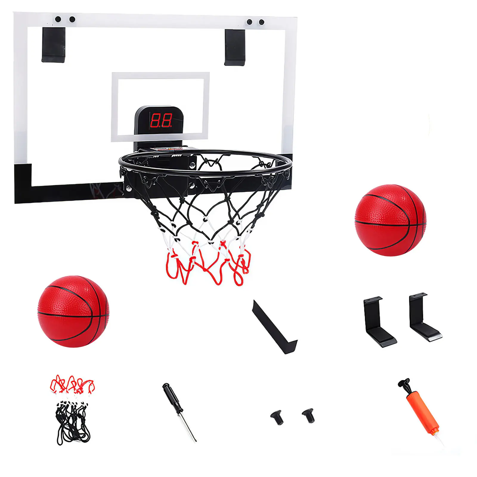 

Баскетбольный обруч с электронной шкалой Веселая баскетбольная обруч для тренировок в помещении простой в установке