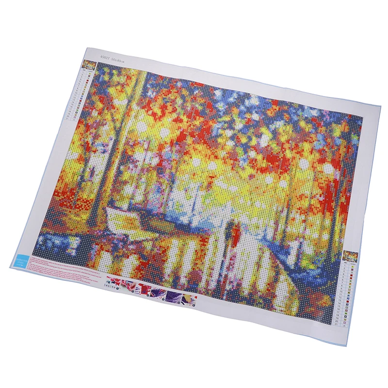 40*50CM Diy Crafts Couple Full Drill Cross Stitch DIY Toy 5D Diamond Painting Romantic | Игрушки и хобби