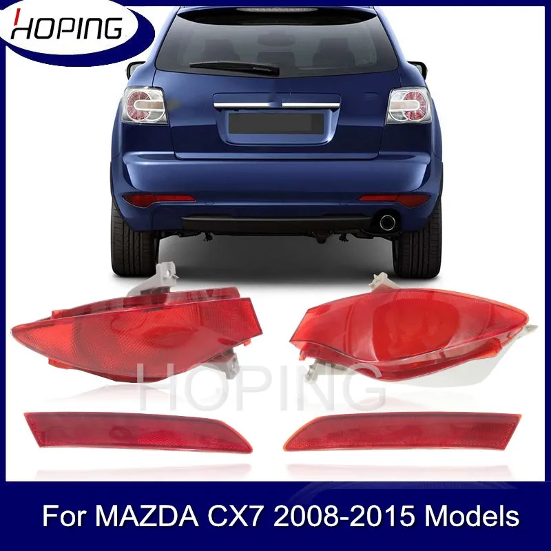 Hoping Rear Bumper Reflector Light Lamp For MAZDA CX7 CX-7 2010 2011 2012 2013 2014 2015 Relacmenet Rear Lamp