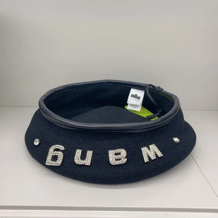 Новинка 2022 шерстяной берет женский Британский осенне-зимний Зимний с бутонами