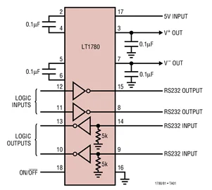 LT1781CS LT1781IS LT1781-маломощный 5 в RS232 двойной драйвер/приемник с защитой от