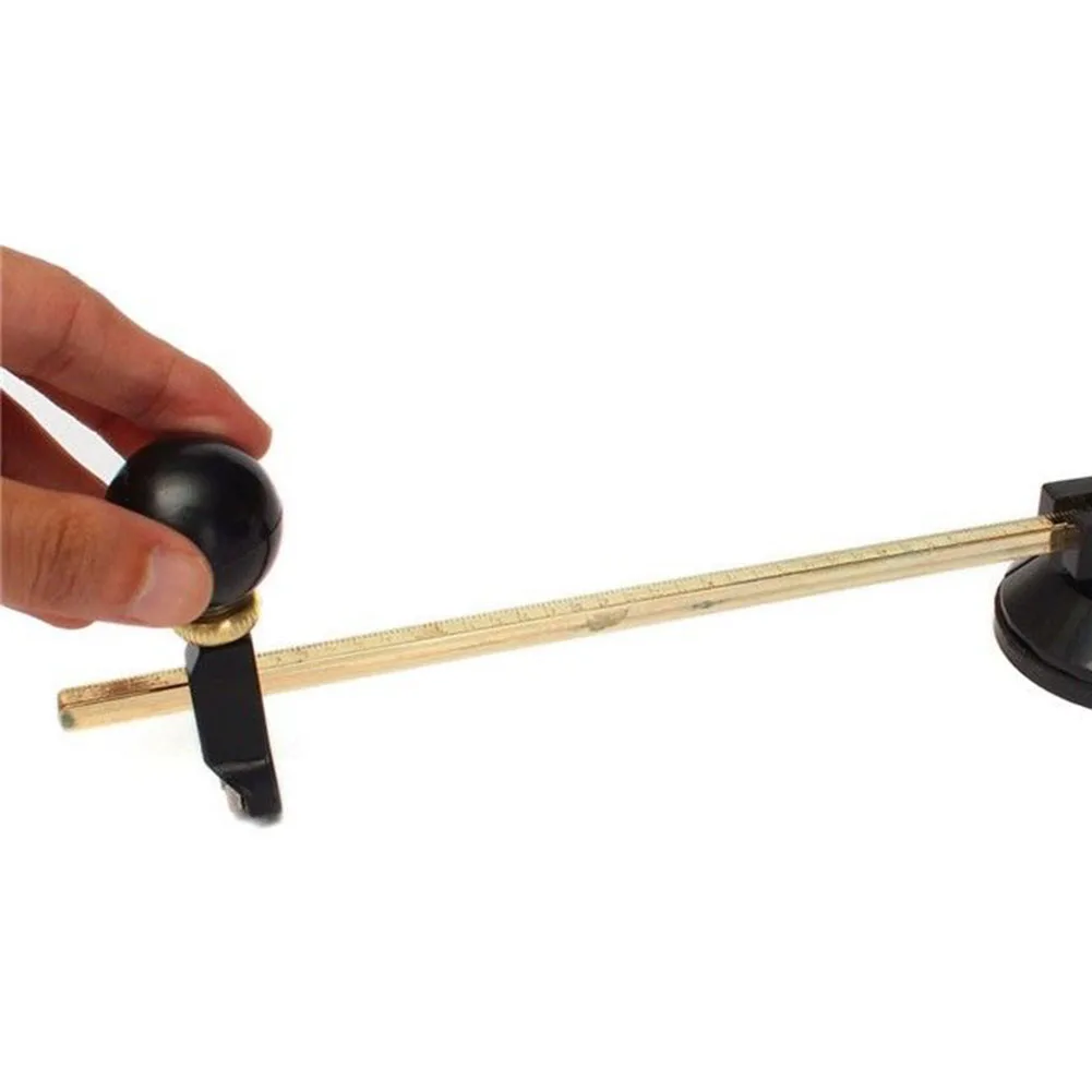 

6 Wheels Circular Knob Suction Cup Easy Operate Portable Professional Glass Cutter Window Durable With Scale Adjustable