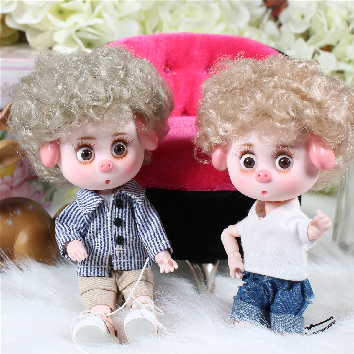 Фея мечты 1/12 BJD DODO игрушки куклы кудрявые волосы одежда обувь 14 см мини кукла
