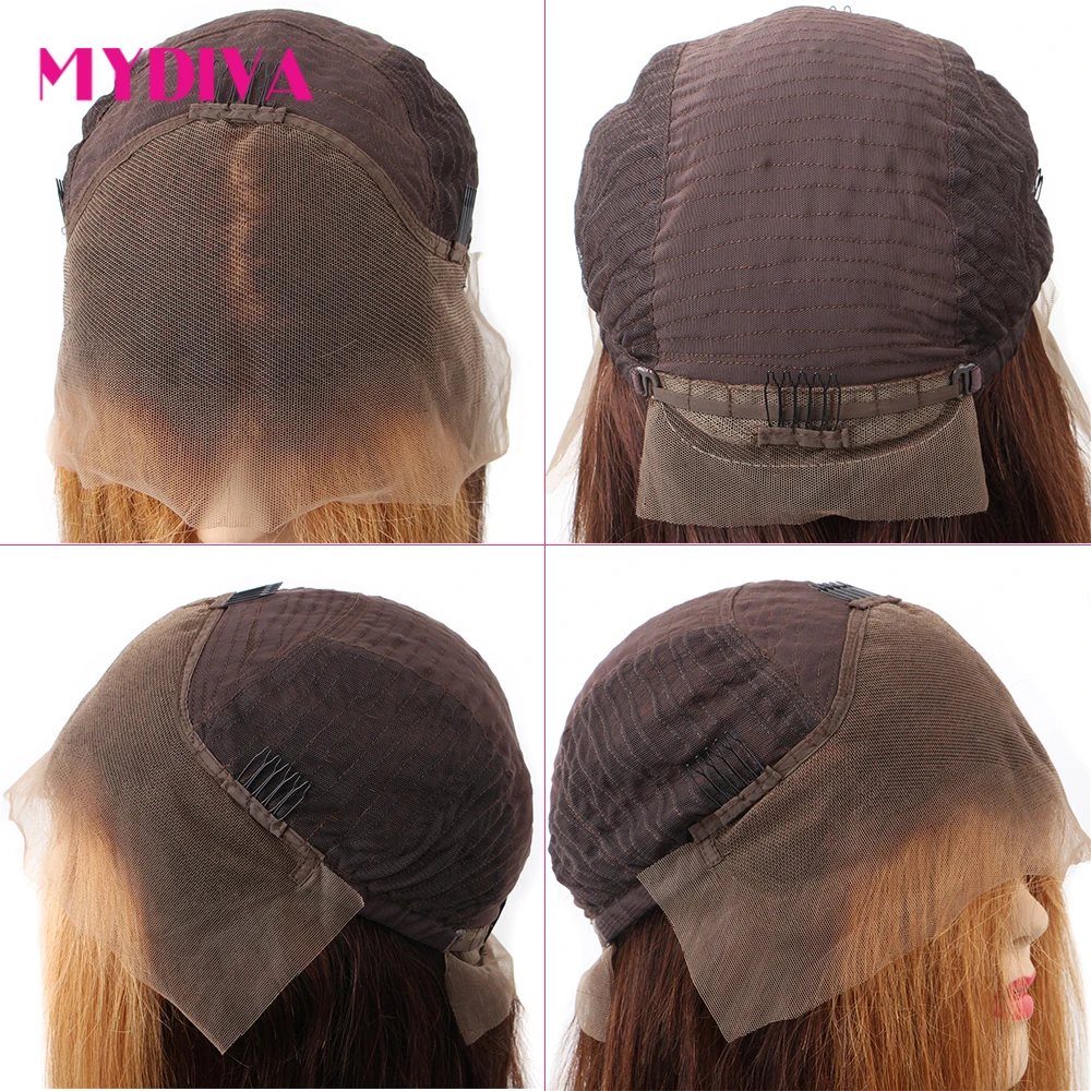 Парик из человеческих волос с глубокой кружевной передней частью 13x6 парики