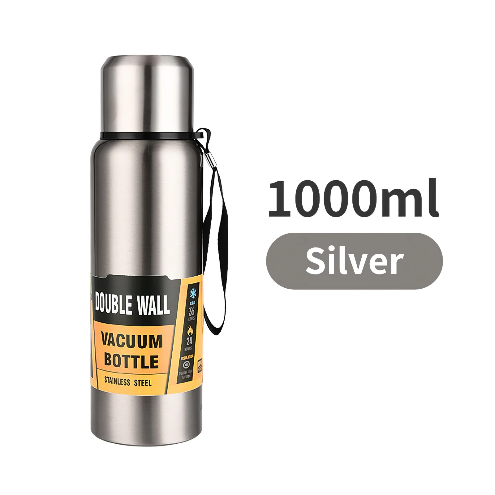 

Stainless Steel Vacuum Insulation Cup Large Capacity Warm Water Cup