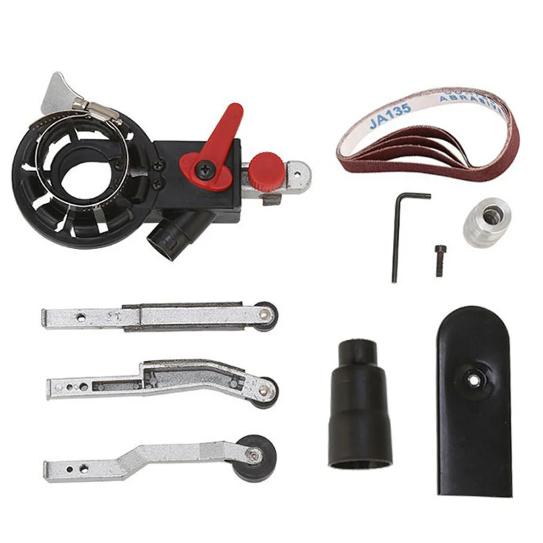 

Sanding Belt Adapter Bandfile Belt Sander for 115mm 4.5"/125mm 5" Electric Angle Grinder Grip Perfectly And Easy To CoSander