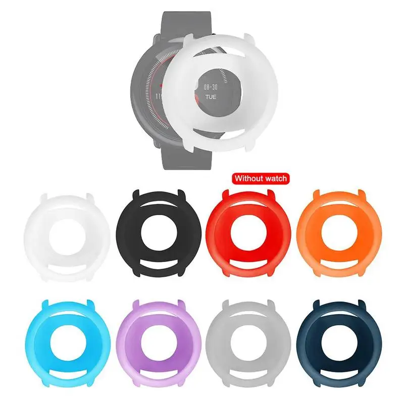 Мягкий защитный чехол силиконовый для Xiaomi сменный мягкий Huami Watch Tpu Amazfit Protector Pace