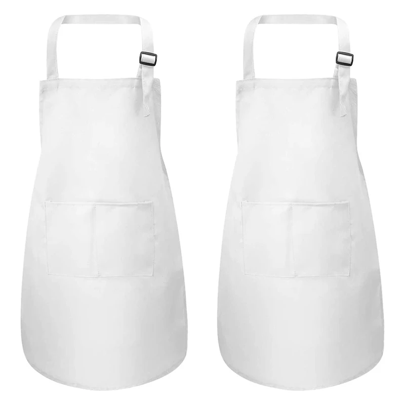 

HOT SALE 10-Piece Children's Apron and Chef Hat Set Adjustable Children's Kitchen Apron for Cooking and Painting