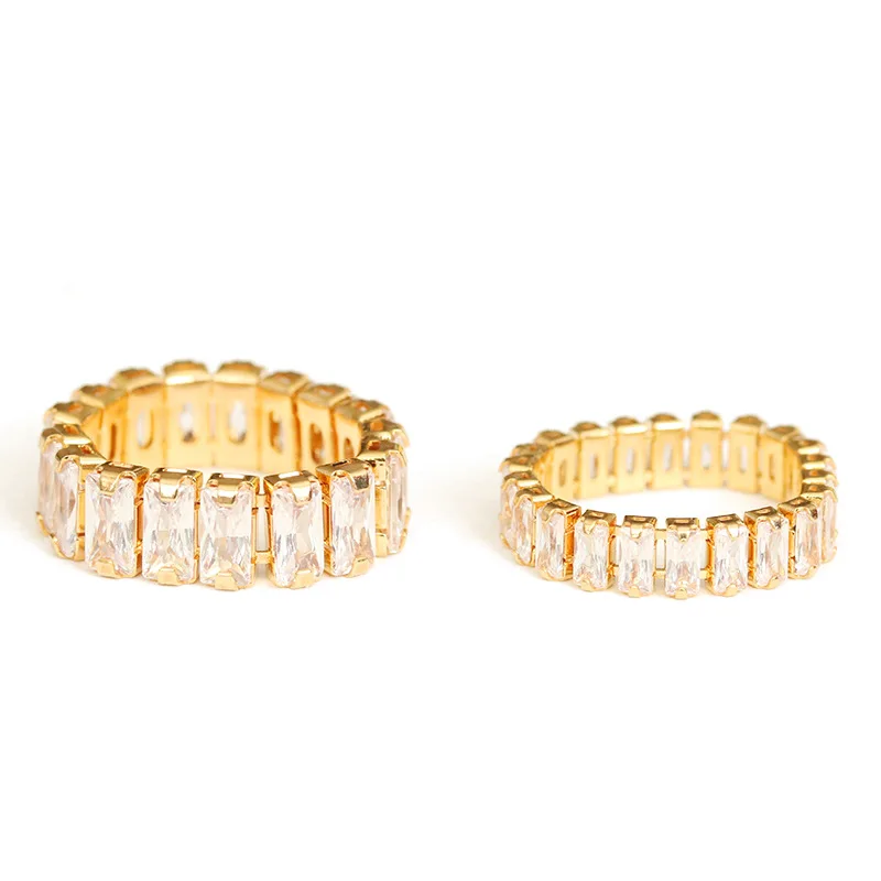 

2021 New Fashion Ring Female Inlaid Zircon Korea Fashion Decorative Index Finger and Tail Ring for Women