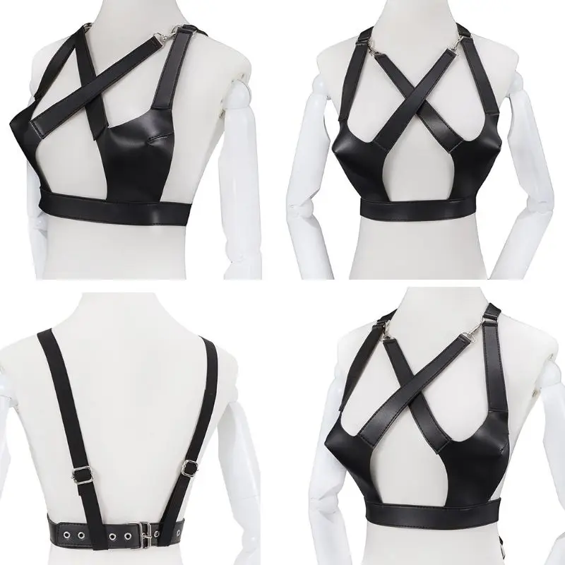CPDD Женская Сексуальная клетка из искусственной кожи бюстгальтер Фетиш Нижнее