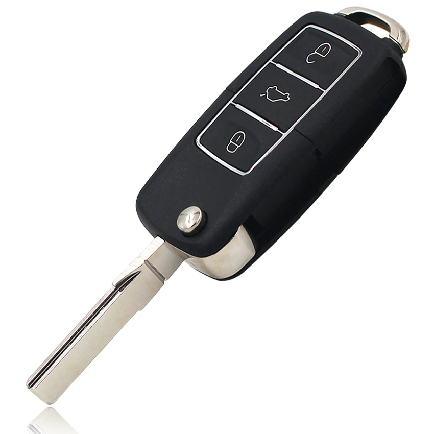 Откидной складной чехол для ключей с дистанционным управлением 3 кнопки Volkswagen VW