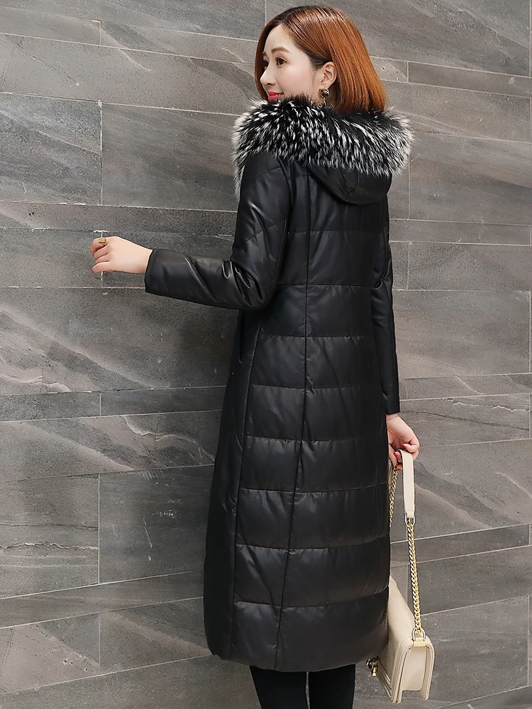 Пальто из овчины куртка натуральной кожи пальто осенне-зимняя женская одежда 2020