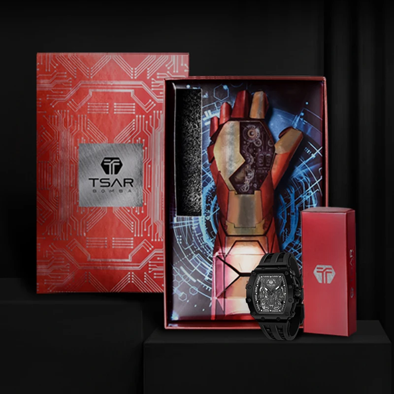 

Watch for Mens TSAR BOMBA Luxury Brand Mechanical Sport Automatic Wristwatch TMI NH05 Movement Waterproof Relogio Masculino