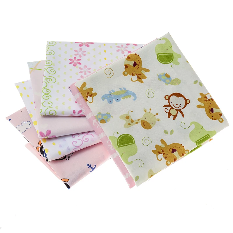 Новый розовый мультфильм серии хлопчатобумажной швейной ткани подушки ткани. DIY