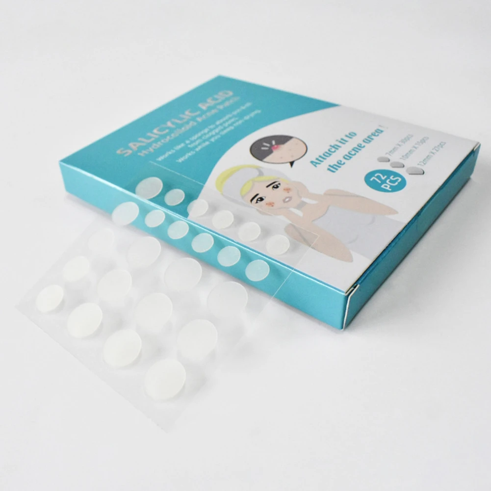 72 шт. пластыри от прыщей и на лице | Красота здоровье