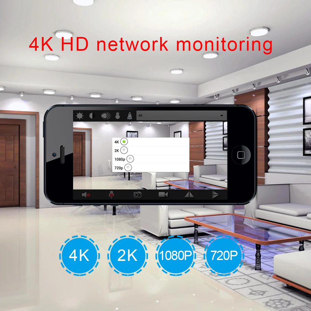 шпионская камера скрыта Мини 4K Wi Fi умная беспроводная видеокамера IP точка